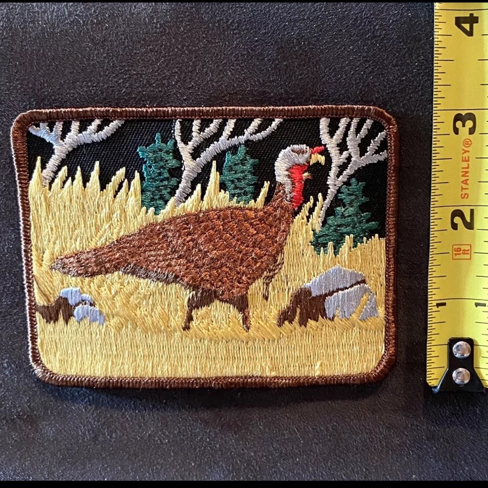 Embroidered Turkey Patch Vintage Size 4" x 3"
For The Outdoors And Hunting - Picture 4 of 4
